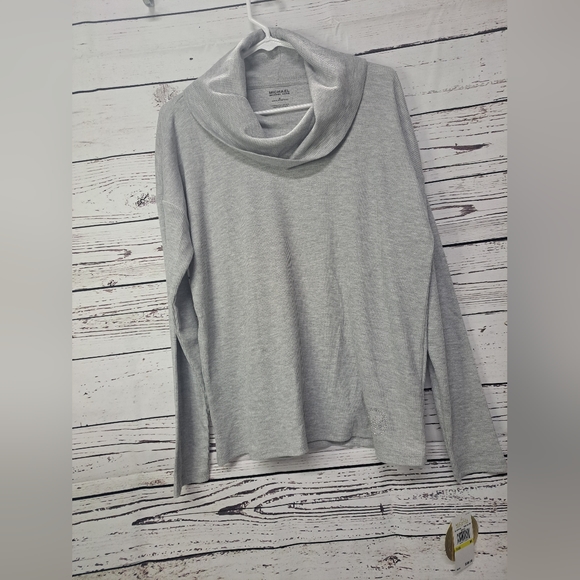 MK Michael Kors Basics Lightweight Ling Sleeve Cowl Neck Sweater-M - Picture 1 of 10